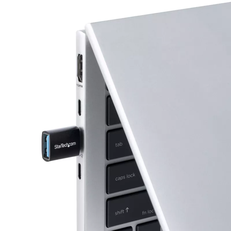 StarTech.com USB-C į USB-A adapteris, USB 5 Gbps, kompaktiškas USB-C kištukas į USB-A lizdą, patvari metalinė korpuso konstrukcija, kištukas / lizdas