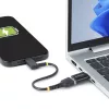 StarTech.com USB-C į USB-A adapteris, USB 5 Gbps, kompaktiškas USB-C kištukas į USB-A lizdą, patvari metalinė korpuso konstrukcija, kištukas / lizdas