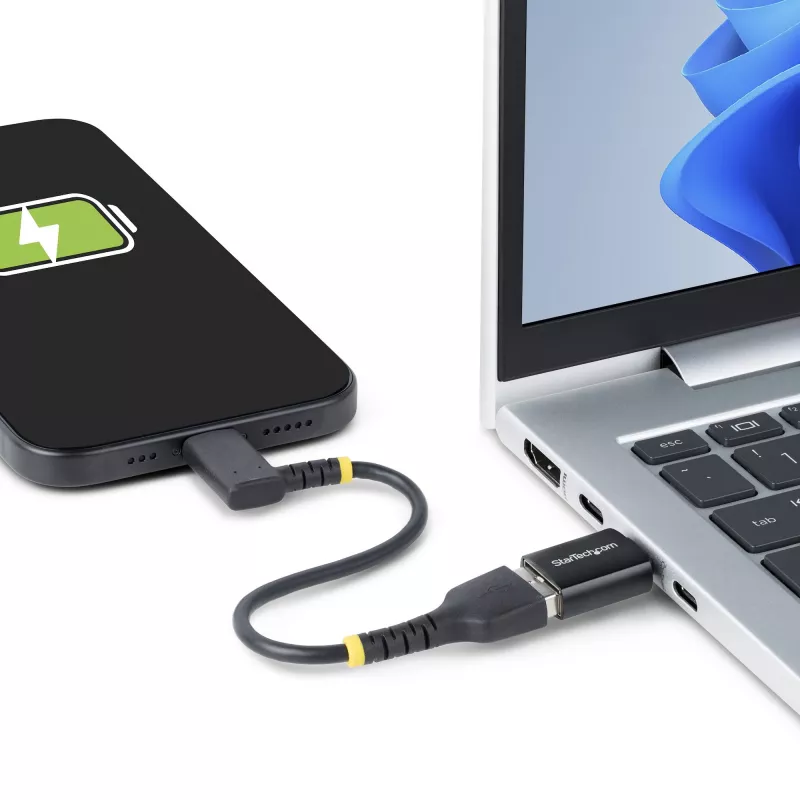 StarTech.com USB-C į USB-A adapteris, USB 5 Gbps, kompaktiškas USB-C kištukas į USB-A lizdą, patvari metalinė korpuso konstrukcija, kištukas / lizdas