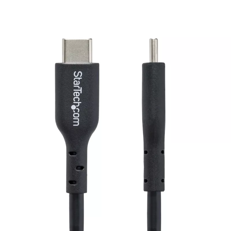 StarTech.com 1 m (3,3 pėd.) USB-C įkrovimo laidas 2 vnt. pakuotėje, USB C laidas, USB 2.0 Type-C nešiojamojo kompiuterio įkroviklio laidas, 60 W 3 A Power Delivery, TPE apvalkalas, USB-C duomenų perdavimo laidas, M/M