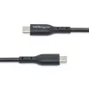 StarTech.com 1 m (3,3 pėd.) USB-C įkrovimo laidas 2 vnt. pakuotėje, USB C laidas, USB 2.0 Type-C nešiojamojo kompiuterio įkroviklio laidas, 60 W 3 A Power Delivery, TPE apvalkalas, USB-C duomenų perdavimo laidas, M/M