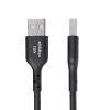StarTech.com 3 m (9,8 pėd.) USB-A į USB-C įkrovimo laidas, įkrovimas ir sinchronizavimas, 3A, USB 2.0, TPE apvalkalas – juodas USB įkrovimo laidas