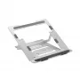 Kensington Easy Riser aliumininis nešiojamojo kompiuterio stovas, nešiojamojo kompiuterio stovas, sidabrinis, aliuminis, silikonas, plienas, 40,6 cm (16 colių), 5 kg, 86–118 mm