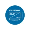Kensington MagPro magnetinis privatumo ekrano filtras monitoriams 23,8 col. (16:9)