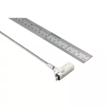 Kensington plonas NanoSaver 2.0 EQ rakinamas nešiojamojo kompiuterio užraktas, 1,83 m, Kensington, raktas, nerūdijantis plienas, sidabrinis