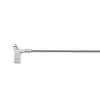 Kensington plonas NanoSaver 2.0 EQ rakinamas nešiojamojo kompiuterio užraktas, 1,83 m, Kensington, raktas, nerūdijantis plienas, sidabrinis