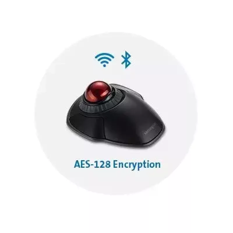 Kensington Orbit Wireless Trackball su slinkties žiedu - juodas