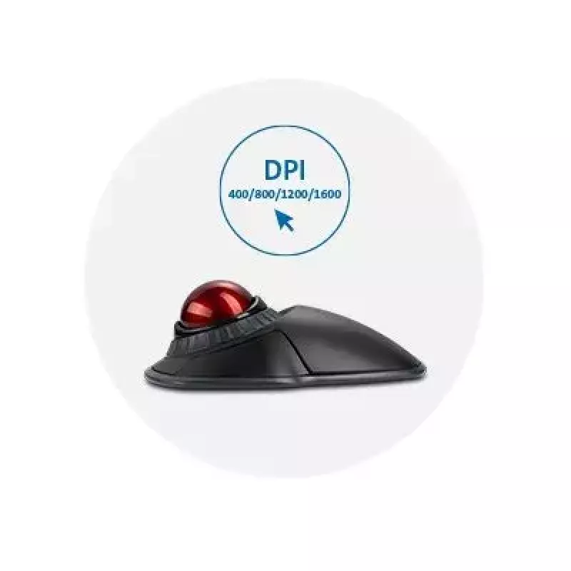 Kensington Orbit Wireless Trackball su slinkties žiedu - juodas