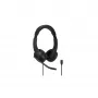 Kensington H1000 USB-C ant ausies uždedamos ausinės su mikrofonu, laidinės, skambučiams / muzikai, 20–20000 Hz, 190 g, ausinės su mikrofonu, juodos