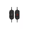 Kensington H1000 USB-C ant ausies uždedamos ausinės su mikrofonu, laidinės, skambučiams / muzikai, 20–20000 Hz, 190 g, ausinės su mikrofonu, juodos