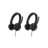 Kensington H1000 USB-C ant ausies uždedamos ausinės su mikrofonu, laidinės, skambučiams / muzikai, 20–20000 Hz, 190 g, ausinės su mikrofonu, juodos