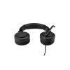Kensington H1000 USB-C ant ausies uždedamos ausinės su mikrofonu, laidinės, skambučiams / muzikai, 20–20000 Hz, 190 g, ausinės su mikrofonu, juodos