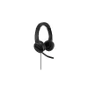 Kensington H1000 USB-C ant ausies uždedamos ausinės su mikrofonu, laidinės, skambučiams / muzikai, 20–20000 Hz, 190 g, ausinės su mikrofonu, juodos