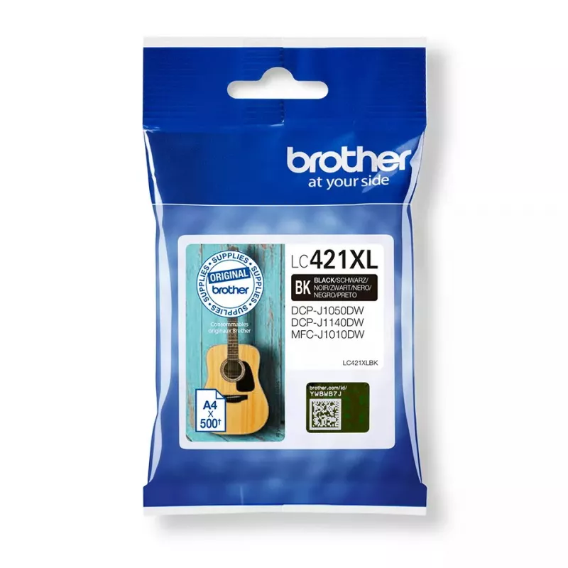 Rašalo kasetė Brother LC421XLBK juoda