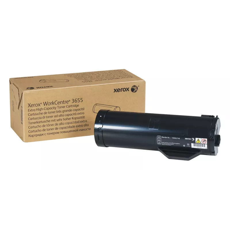 Xerox Genuine WorkCentre® 3655/3655i juodas ypač didelės talpos dažų kasetė (25900 puslapių) - 106R02740