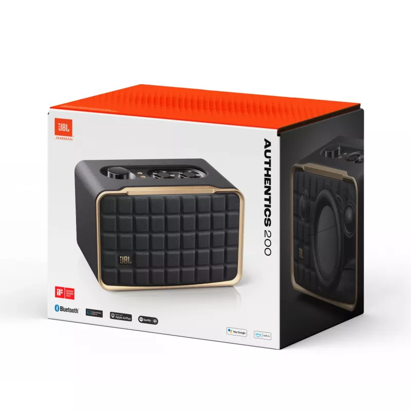 JBL Authentics 200 Stereo nešiojamas garsiakalbis Juodas 45 W