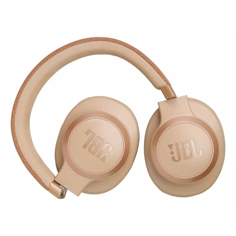 JBL Live 770NC ausinės Belaidis Galvos juosta Skambučiai/Muzika Bluetooth Smėlio