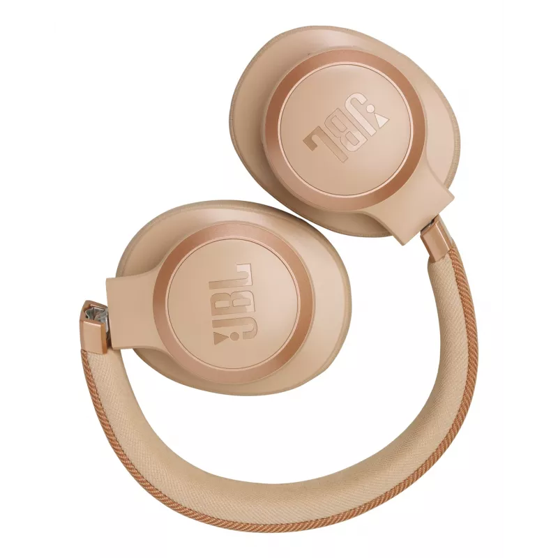 JBL Live 770NC ausinės Belaidis Galvos juosta Skambučiai/Muzika Bluetooth Smėlio