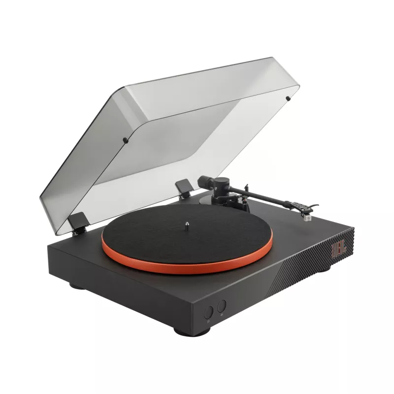 JBL Spinner BT diržinė garso patefono grotuvas, juodas, oranžinis