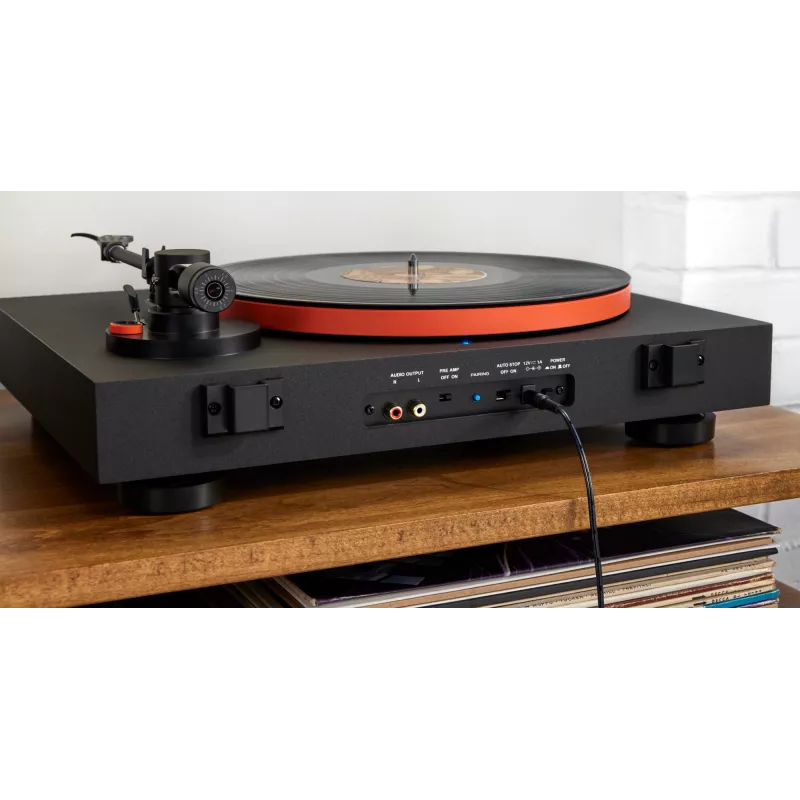 JBL Spinner BT diržinė garso patefono grotuvas, juodas, oranžinis