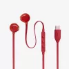 JBL Tune 305C ausinės su laidu į ausis skambučiams/muzikai USB Type-C raudonos