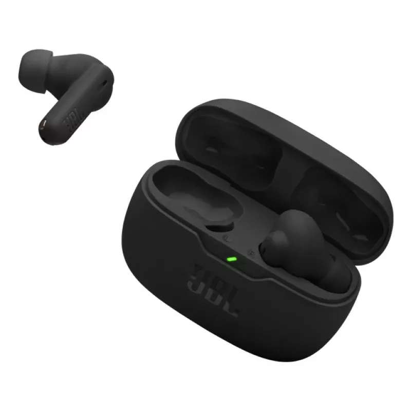 JBL Wave Beam 2 ausinės belaidės į ausis įdedamos skambučiams / muzikai Bluetooth juodos