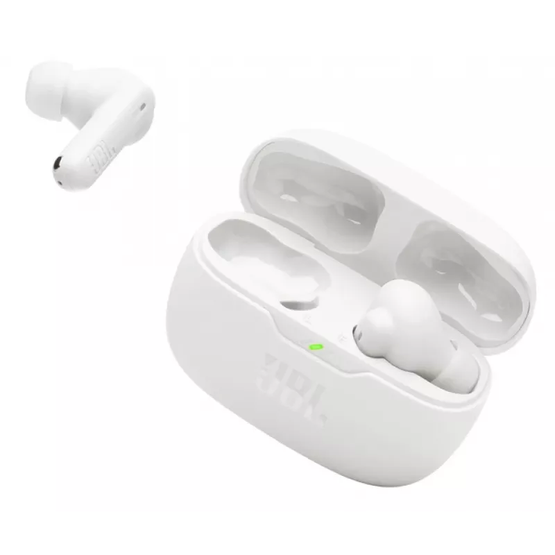 JBL Wave Beam 2 ausinės belaidės Į ausis įdedamos Skambučiams / Muzikai Bluetooth Baltos