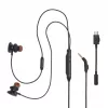 JBL JBLQTUM50CBLK ausinės/ausinės su mikrofonu Laidinės Į ausis įdedamos Žaidimams Juoda