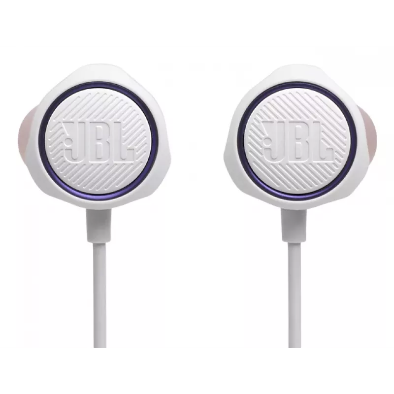 JBL Quantum 50C ausinės su laidu į ausis įdedamos žaidimams baltos