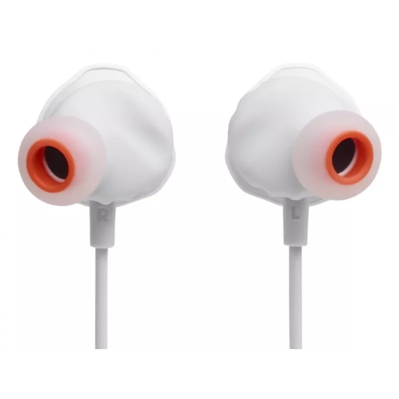 JBL Quantum 50C ausinės su laidu į ausis įdedamos žaidimams baltos