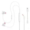 JBL Quantum 50C ausinės su laidu į ausis įdedamos žaidimams baltos