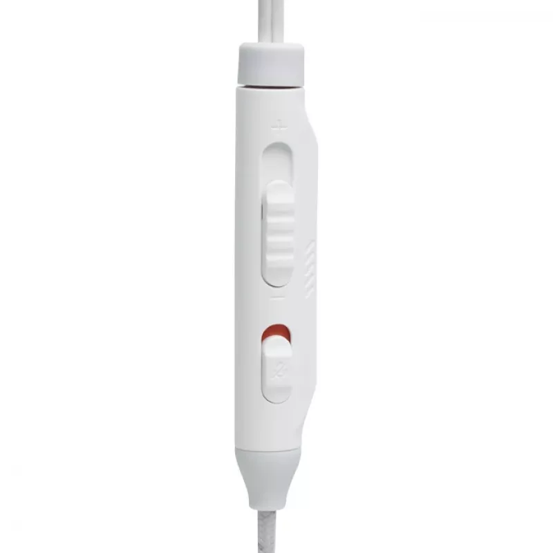 JBL Quantum 50C ausinės su laidu į ausis įdedamos žaidimams baltos
