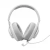 JBL Quantum 100M2 ausinės su laidu, galvos juosta, žaidimams, baltos
