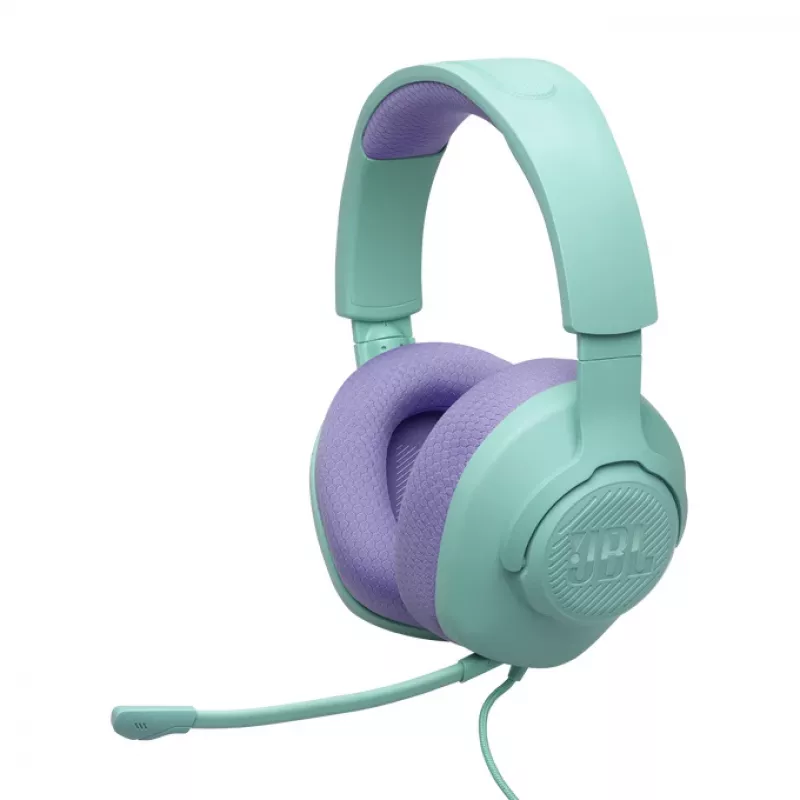 JBL Quantum 100M2 ausinės, laidinės, ant galvos, žaidimams, žydros