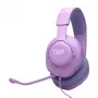 Laidinės ant galvos dedamos žaidimų ausinės JBL Quantum 100M2 — circumauralinės, 20–20000 Hz, 1,2 m laidas, violetinė