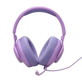 Laidinės ant galvos dedamos žaidimų ausinės JBL Quantum 100M2 — circumauralinės, 20–20000 Hz, 1,2 m laidas, violetinė