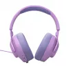 Laidinės ant galvos dedamos žaidimų ausinės JBL Quantum 100M2 — circumauralinės, 20–20000 Hz, 1,2 m laidas, violetinė