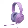 Laidinės ant galvos dedamos žaidimų ausinės JBL Quantum 100M2 — circumauralinės, 20–20000 Hz, 1,2 m laidas, violetinė
