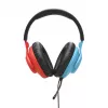 JBL Quantum 100N ausinės su laidu ant galvos Žaidimų Mėlyna, Raudona