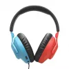 JBL Quantum 100N ausinės su laidu ant galvos Žaidimų Mėlyna, Raudona