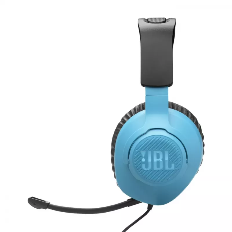 JBL Quantum 100N ausinės su laidu ant galvos Žaidimų Mėlyna, Raudona