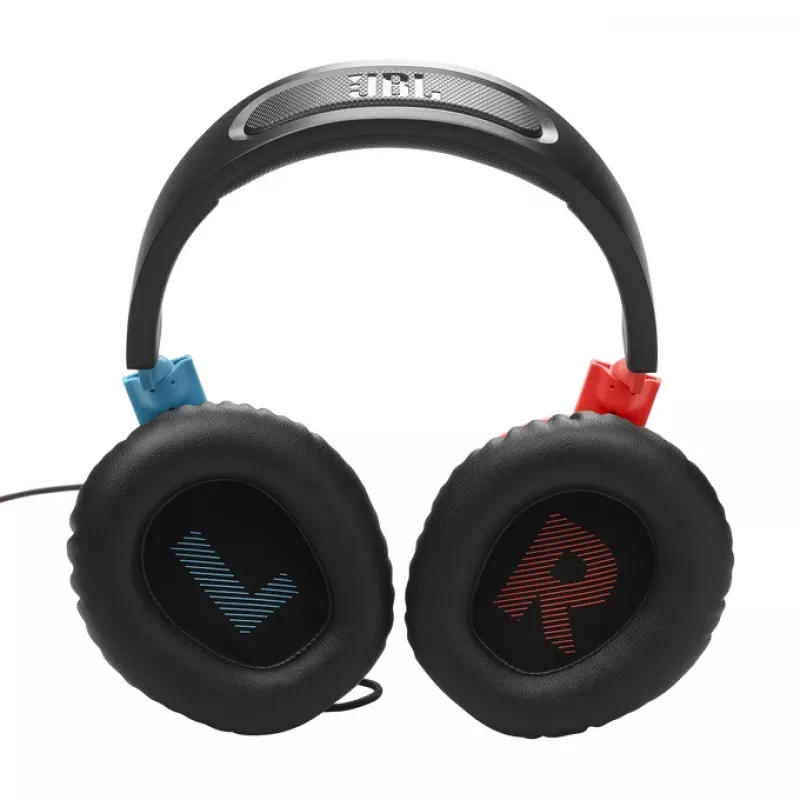JBL Quantum 100N ausinės su laidu ant galvos Žaidimų Mėlyna, Raudona