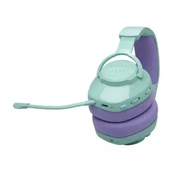 JBL Live QUANTUM 360 ausinės belaidžios ant galvos laikiklis žaidimams USB Type-C Bluetooth melsvai žalia