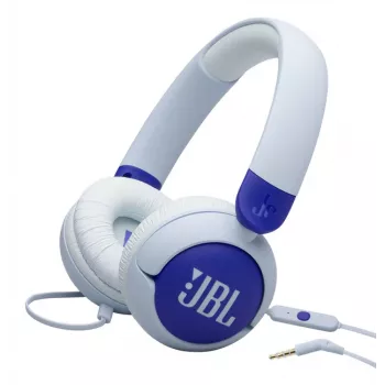 JBL Junior 320 ausinės su mikrofonu, laidinės, ant galvos, skambučiai/muzika, mėlynos