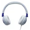 JBL Junior 320 ausinės su mikrofonu, laidinės, ant galvos, skambučiai/muzika, mėlynos