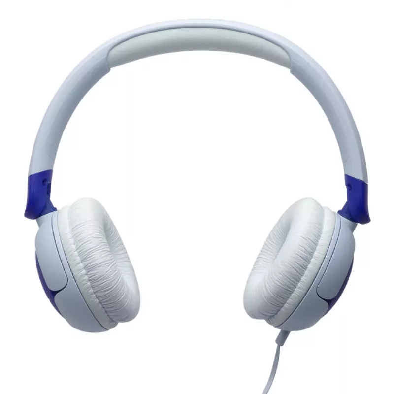 JBL Junior 320 ausinės su mikrofonu, laidinės, ant galvos, skambučiai/muzika, mėlynos