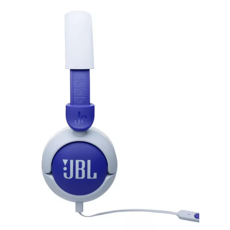 JBL Junior 320 ausinės su mikrofonu, laidinės, ant galvos, skambučiai/muzika, mėlynos
