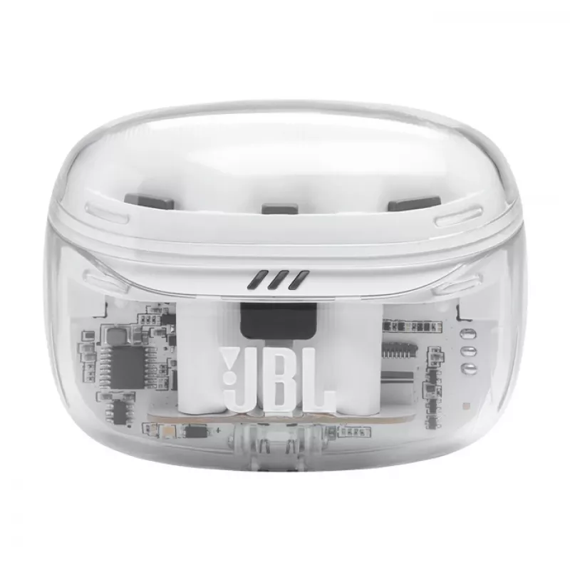 JBL Tune Beam 2 Ghost Edition ausinės Belaidis Į ausis įdedamos Muzikai/Kasdienai Bluetooth Baltos