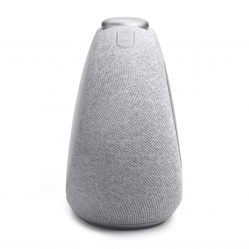 Radijo laikrodis JBL Horizon-3 — DAB/DAB+/FM, 5 W RMS, LCD ekranas, 65–20000 Hz, sukamasis garsumas, pilka
