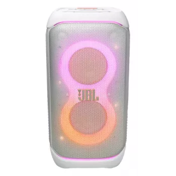 JBL PartyBox Stage 320 vakarėlių garsiakalbis, baltas, 240 W